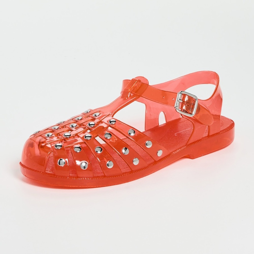 Intentionally Blank
Ellery Studded Jelly Sandals